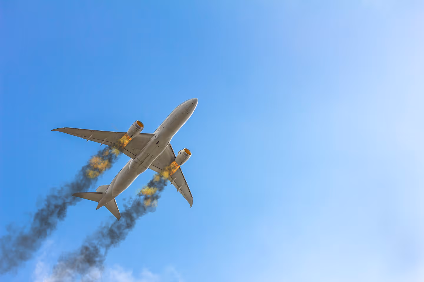 airplane in sky